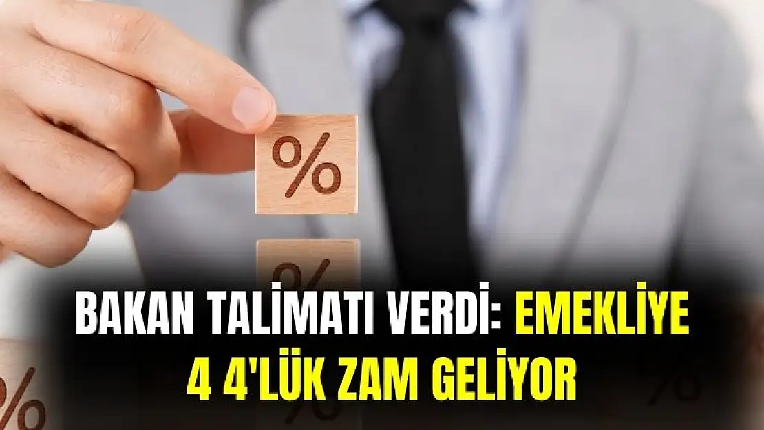 Bakan Şimşek talimatı verdi: emeklilere 4 4'lük zam