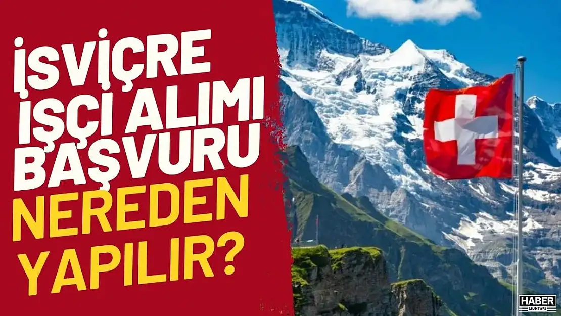 İsviçre işçi alımı başvurusu nereden yapılır?