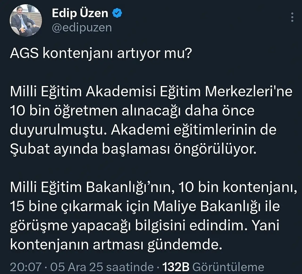 Öğretmen Adaylarına Müjde! Milli Eğitim Bakanlığı, 5 Bin Ek Kontenjan İçin Maliye ile Kritik Görüşme Yapacak!