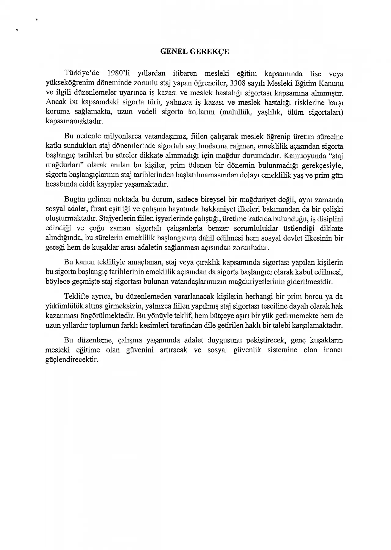 Milyonları İlgilendiriyor! Staj Mağdurlarına Emeklilik Yolu Açılıyor: Kanun Teklifi TBMM'de, İşte Geriye Dönük Hakların Detayları