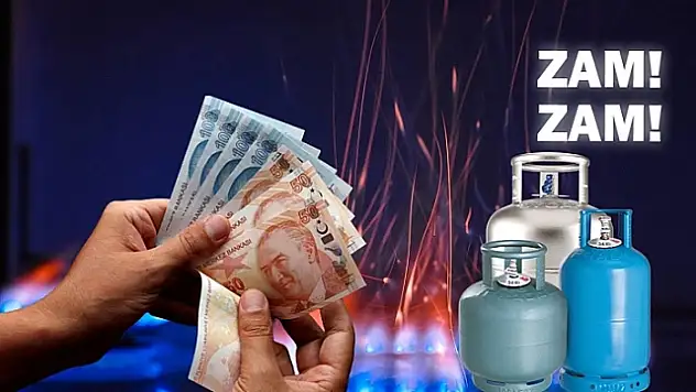 12 kg mutfak tüpüne zam