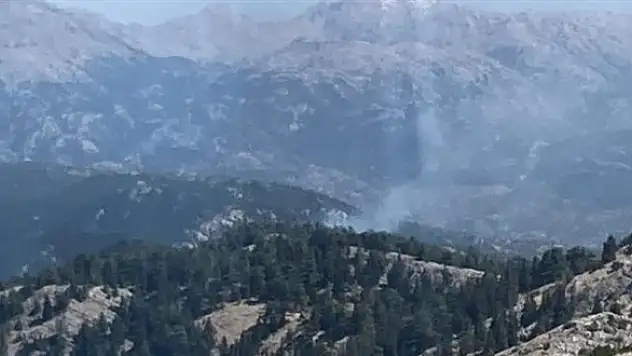 Antalya Akseki'de orman yangını başladı