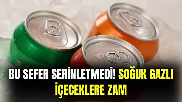 Aşırı sıcaktan serinlemek isteyenlere kötü haber: soğuk ve gazlı içeceklere zam