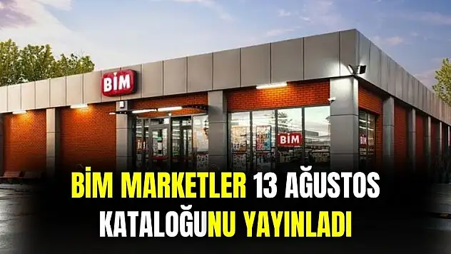BİM 13 Ağustos 2024 aktüel ürünler kataloğu yayınlandı