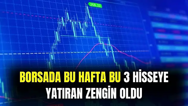 Borsada bu 3 hisseye yatırım yapanlar zengin oldu