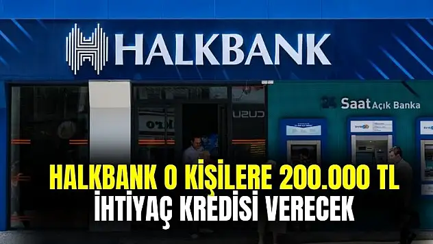 Halkbank emekli, özel sektör, memur ve işsizler için 200.000 TL ihtiyaç kredisi paketini tanıttı