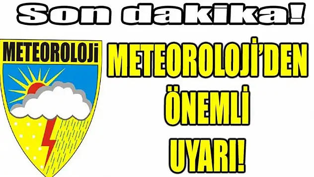 Meteoroloji açıkladı! 5 il için sarı kodlu uyarı yapıldı