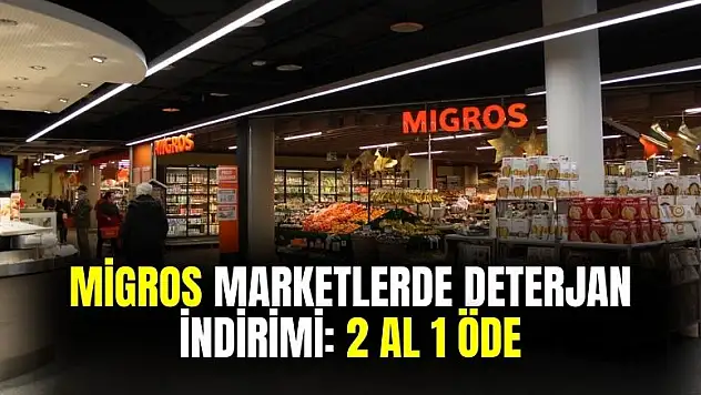 Migros beyaz siyah ve renkliler için deterjanlarda 2 al 1 öde kampanyası başlattı: işte indirimli ürünler