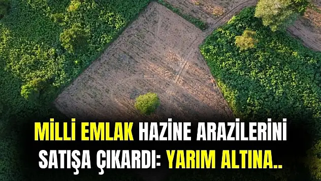 Milli Emlak hazine arazilerini satışa çıkardı: yarım altın parasına arsa alınabiliyor