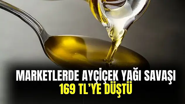 Rakiplerine savaş açtı 4,5 litre ayçiçek yağı 169 TL'den satışa çıktı