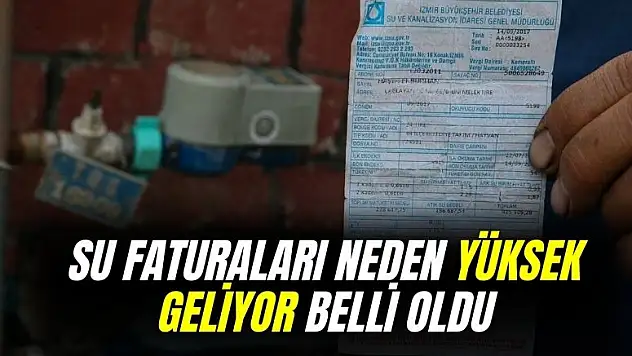 Su faturalarındaki şişkinliğin sebebi belli oldu