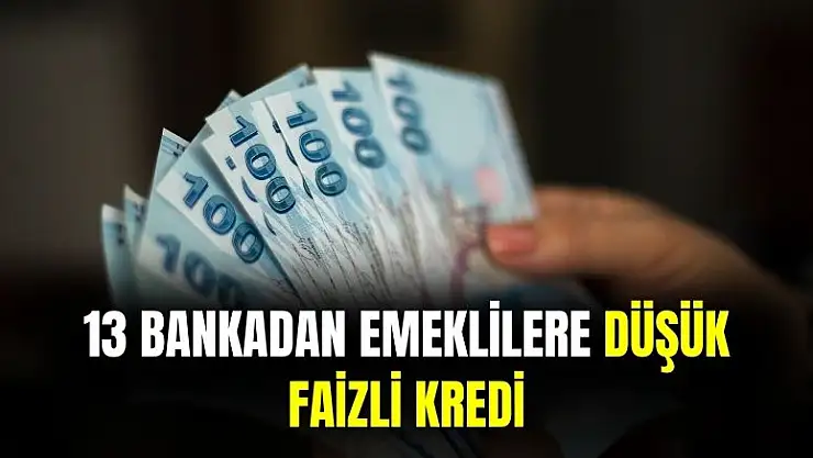 13 bankadan emekliye düşük faizli kredi verilecek