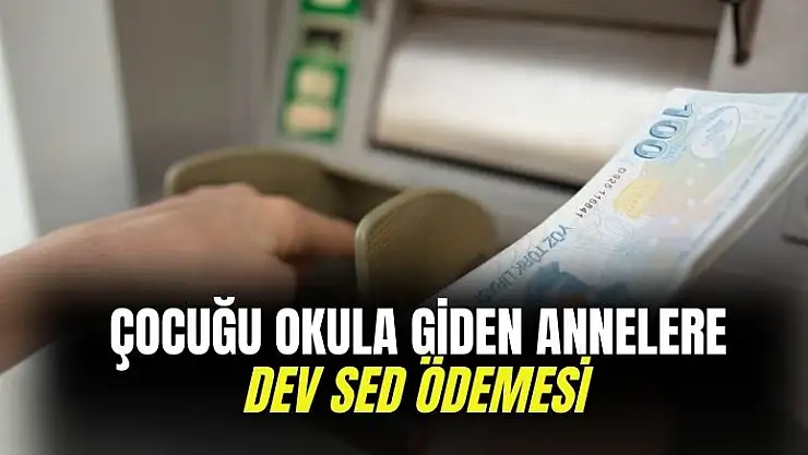 2025 yılı SED ödeme tutarları ve başvuru şartları belli oldu! Çocuğu okula giden annelere dev destek