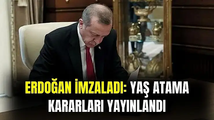 Resmi Gazete'de TSK YAŞ atama kararları yayınlandı