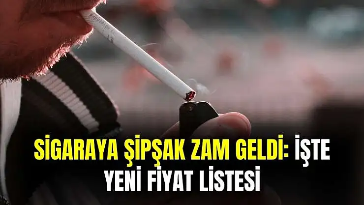 Sigaraya şipşak zam açıklandı: Marlboro Parliament Kent Winston Lark Camel fiyatları değişti