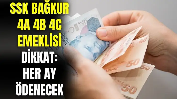 SSK Bağkur 4a 4b 4c emeklisi dikkat: kirada oturanlara her ay ödenecek