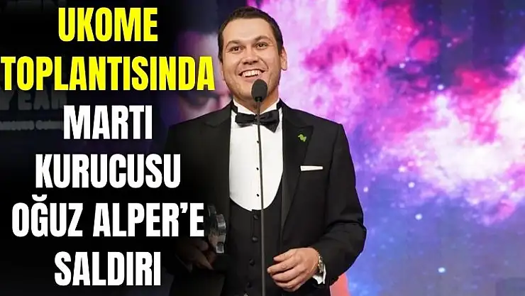 UKOME toplantısında Martı kurucusu Oğuz Alper Öktem'e saldırı
